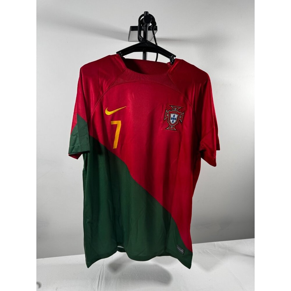 Portugal Ronaldo #7 Jersey 2022 Nike Dri-FIT Home Kit Red Green Size XL BNWT
